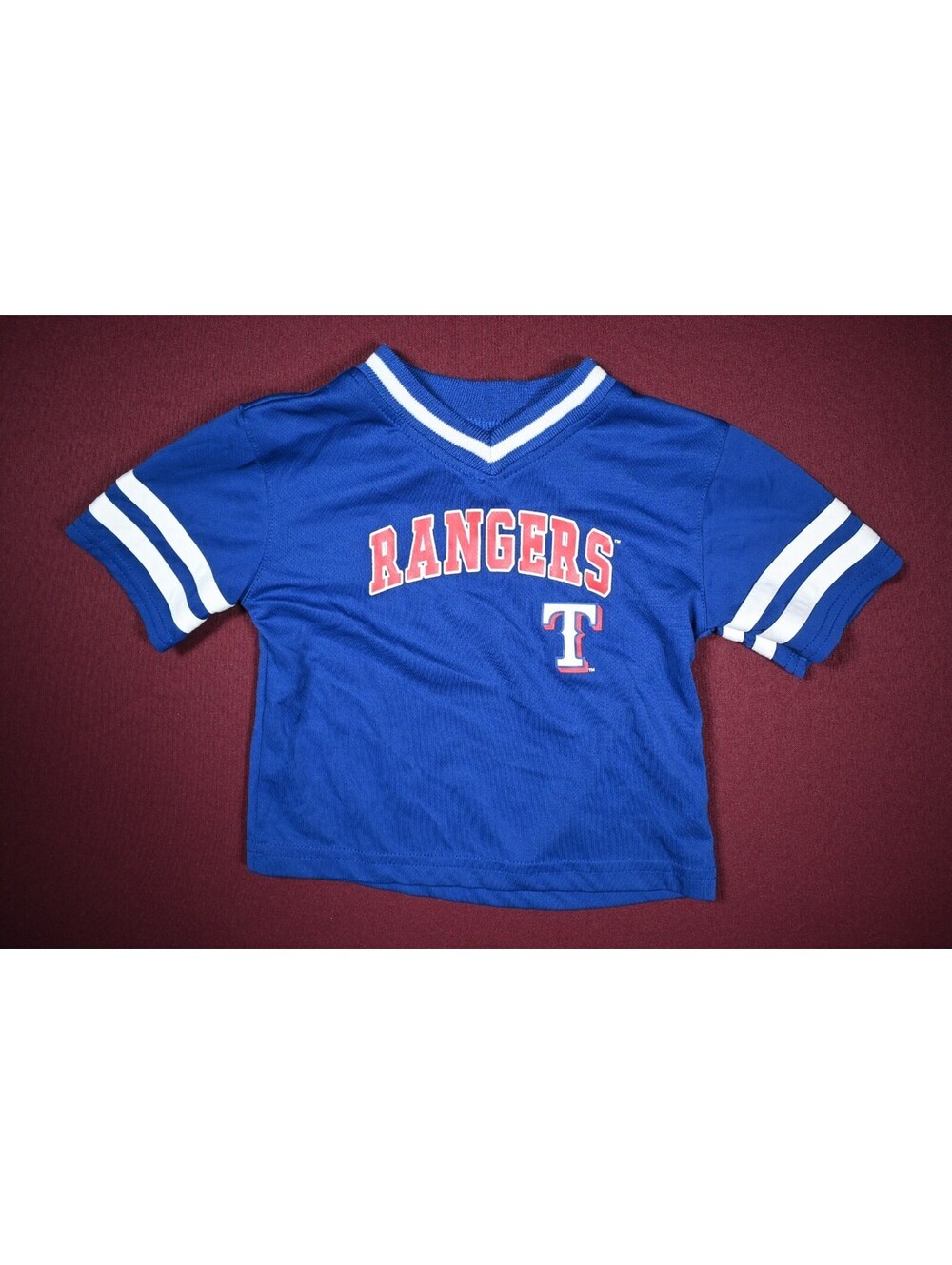 Texas Rangers MLB Genuine Baby Jersey Tee Blue Size 12 Months